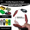 4PCS 3D Printed Kickflip Magnetic Fidget Set for Adults,Mini Flipping Fingerboard Skateboard Fidget Slider with Storage Box Desk Toys view 2