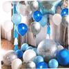 Uonlytech Blue Confetti Latex Balloons Set for Wedding Party Decorations Birthday Graduation Anniversary Engagement Festival 50pcs Pack view 3