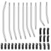 10Pcs Stainless Steel High Clearance Suspension Links Rod Steering Linkage Set 1/10 for Redcat for Ascent Parts confident view 1