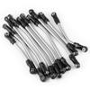 10Pcs Stainless Steel High Clearance Suspension Links Rod Steering Linkage Set 1/10 for Redcat for Ascent Parts confident view 4