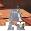 harayaa Garage Scene Model 1/64 Diecast Car Display Case Diorama Building Lifelike Vehicle Showcase Layout Accessory Easy Assembly Parking Lot Suitable, Road Parking Lot view 2