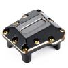 1PCS Brass Front Rear Axle Diff Cover 15g 1/18 RC Crawler Car for TRX4M for Bronco Parts confident(Black) view 1