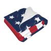 The Stars On The American Flag are Red, White and Blue Baby Blanket for Boys Girls, Soft Plush Receiving for Newborns 30x40 Inches view 3