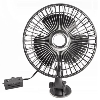 Gucagle Suction Cup Car Fan Electric Powerful 6 Inch 360 Degree Rotatable Cooling Fan For Automobile Vehicle Plastic Metal (12v)