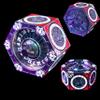 7 in 1 Metal Spinner DND Dice Set for Dungeons and Dragons RPG  Rotating D20 Roulette Top + Side Polyhedral Dials (D4 D6 D8 D10 D12 D%)  Heavy Duty Gaming Accessory GiftRainbow view 1