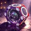 7 in 1 Metal Spinner DND Dice Set for Dungeons and Dragons RPG  Rotating D20 Roulette Top + Side Polyhedral Dials (D4 D6 D8 D10 D12 D%)  Heavy Duty Gaming Accessory GiftRainbow view 3