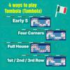 EDUMAETRIX Tombola Bingo Game Set with 72 Cards, 2-72 Players, Window Version No Chip Needed view 4