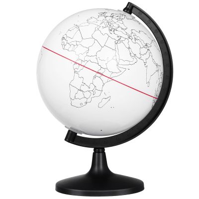 Alipis Diy Blank Globe Coloring Model, Erasable Interactive Globe for Kids, Desktop Prop for Geography Learning And Decoration, Portable Unpainted Ornament, 5. 57 Inch