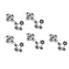 1/5 Pcs Conductive Pads, Silicone Replacement Button Pad Parts, for Gamepad Repair, for Series X S Controller(5 Pcs) view 1