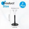 HEARTOOL Adjustable Doll Stand, Fits 10 Inch Doll Plastic Display Holder Support Retractable Waist Action Figure Stand Display Base Waist 1.8" - 2.6"(Black, 2pcs) view 2