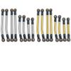 8PCS Metal High Clearance Links Set for TRX4M for Bronco 1/18 RC Crawler Car Chassis Linkage Parts confident(Stainless Steel) view 2