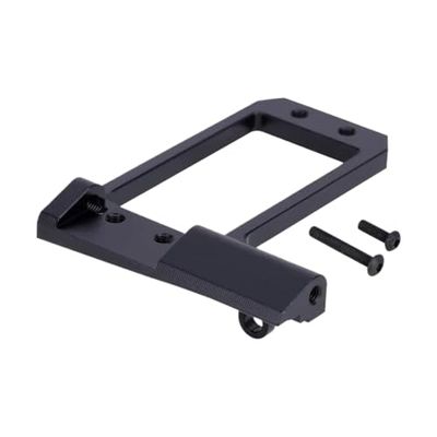 F10 Aluminum Low Center of Gravity Front Axle BAT Servo Mount and 4 Link Adapter 1 10 Scale with Motorcycle Parts Rock Crawler VS4-10 Phoenix(Black)