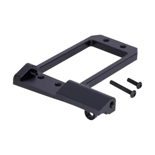 F10 Aluminum Low Center of Gravity Front Axle BAT Servo Mount and 4 Link Adapter 1 10 Scale with Motorcycle Parts Rock Crawler VS4-10 Phoenix(Black)