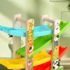 toddlerr Racing Track Playset - Stacking Slide Raceway Tower, Hand-Eye Coordination Enhancing Vehicle Rrunway, Vibrant Mini-Car Glide Course, Interactive Speed-Drop Play System | for Boys Kids Age 2+ view 4