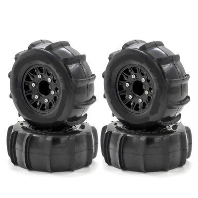 4PCS 2.2" 3.0" Sling Shot Sand Snow Wheel Tires for 1/10 RC Car Short Course Truck Slash Losi 22S DR10 HPI