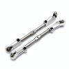 RC Crawlers Spare Parts for Arrma for Kraton for Outcast for Notorious for Talion 1/8 Adjustable Turnbuckle Tie Rod Steering Link with Aluminum Ends(Silver) view 1
