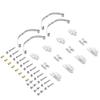 4x4 6x6 Steel Shock Absorber Suspension Leaf Springs Compatible with B14 B24 B1 B16 B36 Q60 Q63 Q75 1 16 Scale RC Car Upgrade Parts(Silver 4x4) view 1