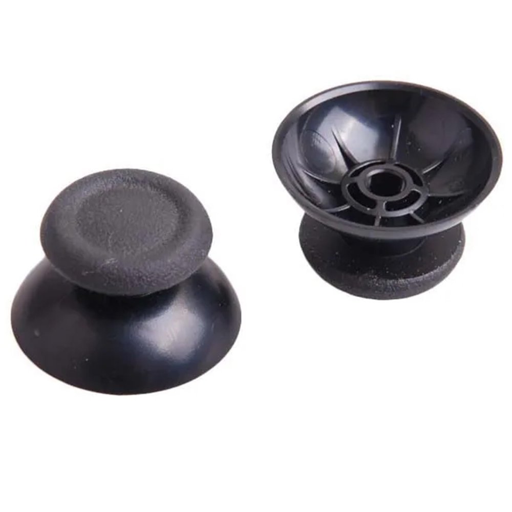 2 PCS 3D Analog Joystick Thumb Stick Grip Caps, for for Dualshock 4, for PS4 Controller(Gray)