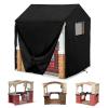 Playhouse Cover, Outdoor Kids Playhouse Covers, 52"W x 38"D x 49"H 600D Heavy Oxford Waterproof Sun Protection Kids Playhouse Year-Round Protective Cover view 1