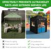 Playhouse Cover, Outdoor Kids Playhouse Covers, 56"W x 56"D x 60"H 600D Heavy Oxford Waterproof Sun Protection Kids Playhouse Year-Round Protective Cover view 4