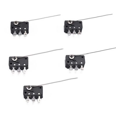 5Pcs Micro Switches, Coin-operated Arcade Replacement, Long-pin Microswitch Accessories, for Arcade Equipment