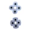 100PCS Silicon Rubber Pads ABXY, D-Pad Buttons, for 4 Controller, for JDM-050 055 030 040 001 011(100 D PAD) view 2