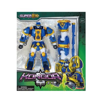 Kongor Transforming Warrior Figure with Beast Mode, Long-Range Staff Weapon & Modular Arm Attachments | Multi-Form Action Mech Toy