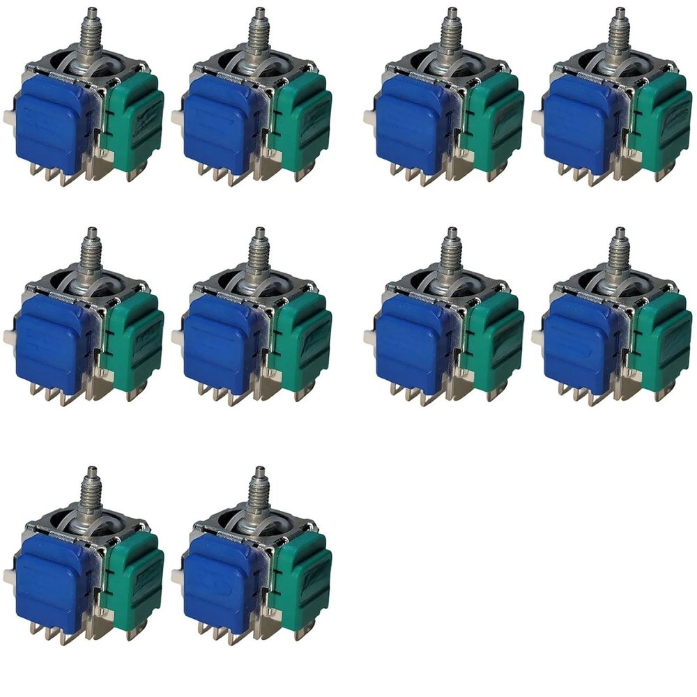 10pcs TMR Electromagnetic Joystick, 3D Analog Thumb Stick Controller Rocker, for, for Elite 2 Gamepad