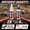 Gulfmew 2 Bottles Racing Silicone Shock Oil 50WT 710CST 2OZ, RC Car Shock Oil for Lubricating R/C Radio Controlled Cars and All Types of Vehicles, Electric Car/Truck Option Parts, Does Not Evaporate view 2