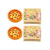 2 Set Miniature Pizza Box Set, 1:6 1:12 Dollhouse Food Model Set Doll House Furniture SuppliesDollhouse AccessoriesDollhouse Furniture view 1
