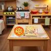 2 Set Miniature Pizza Box Set, 1:6 1:12 Dollhouse Food Model Set Doll House Furniture SuppliesDollhouse AccessoriesDollhouse Furniture view 2