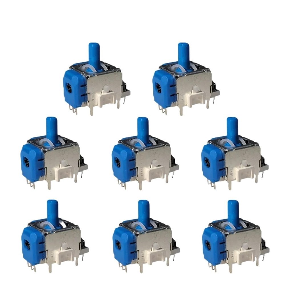 8PCS TMR Joystick Replacement, Anti-drift 3D Analog Thumb Stick, for for DualSense Electromagnetic Joystick