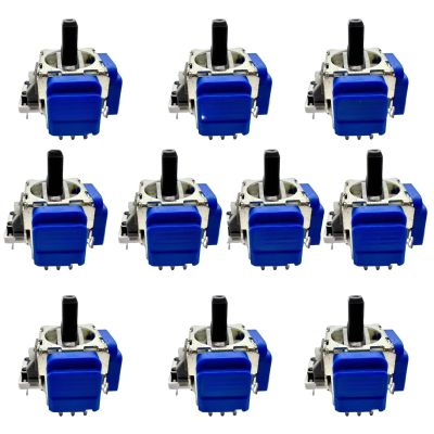 10pcs Replacement TMR Electromagnetic Joystick, for Gamepad, 3D Analog Thumb Stick Rocker