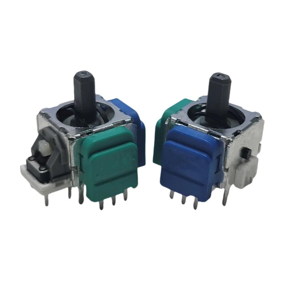 2pcs TMR Magnetic Resistance Joystick, for PS4 Gamepad Controller, Electromagnetic Joystick Repair Replacement