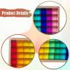 Cube Blocks Set Acrylic Cubes Hand Eye Coordination with Wooden Storage Box Stacker Stacking Toy for Kids Boys Birthday Gift, 50pc view 3