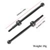 2pcs Steel Metal Drive Shaft Driveshaft Compatible with TT-02B TT02B 1/10 RC Car Upgrade Parts Accessories Universal Fit view 2