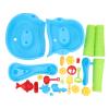JTLB Kids Sand and Water Table 3 Tier Multi Functional Large Water Table with Chair for Beach Yard Home view 1