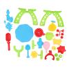 JTLB Kids Sand and Water Table 3 Tier Multi Functional Large Water Table with Chair for Beach Yard Home view 3