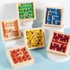Interactive Wooden Puzzle with Marble Challenge Develops Problem Solving & Spatial Thinking Educational Marble Labyrinths Toy view 2