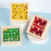 Interactive Wooden Puzzle with Marble Challenge Develops Problem Solving & Spatial Thinking Educational Marble Labyrinths Toy view 4