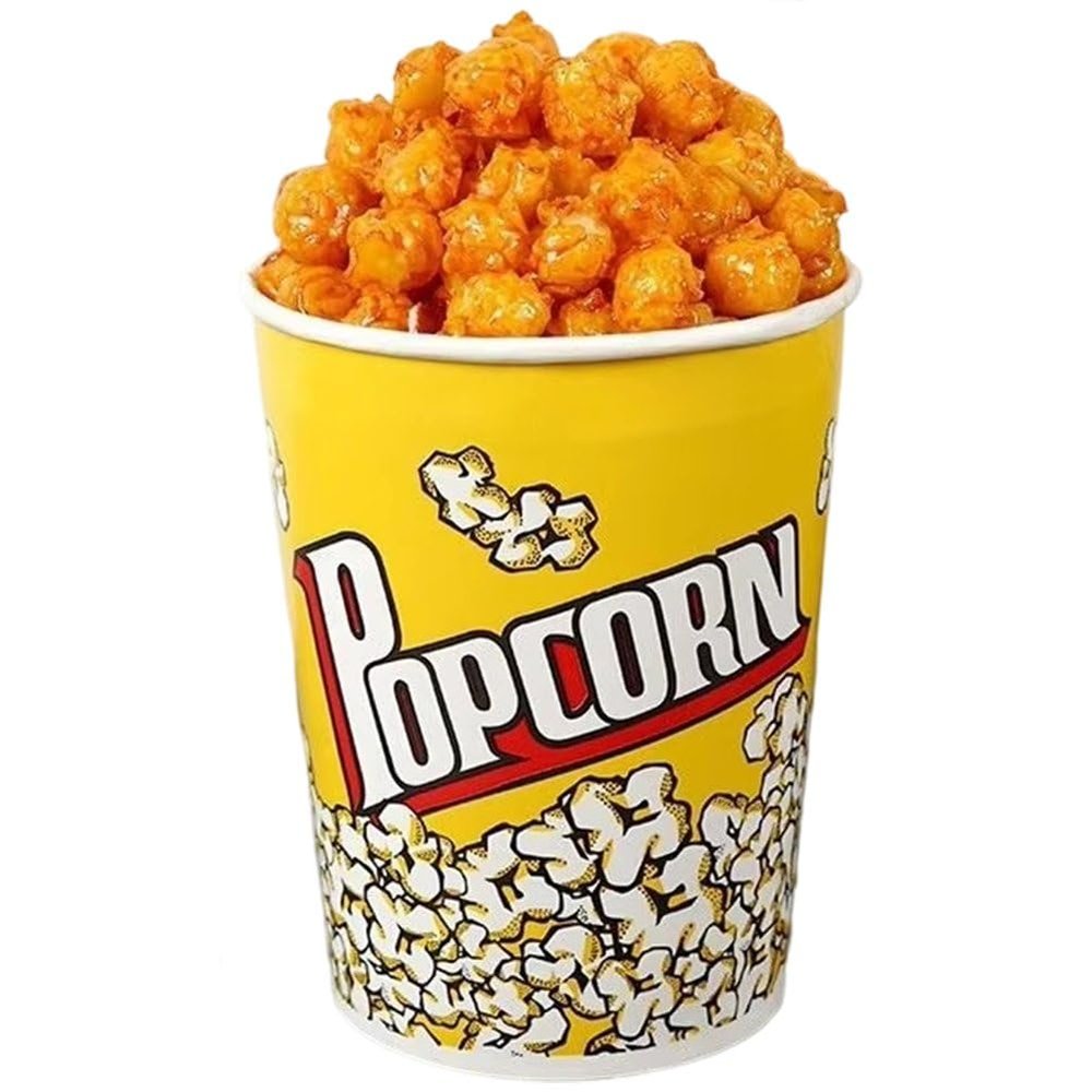 Vbsqic Simulation Popcorn Food Model, Fake Popcorn Grains for Crafts, Sample Store Showcase, Home Decoration, Photography Props, Snack Display Ornament