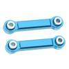 2Pcs Aluminum Metal Steering Rod Steering Link 14303 14302 14301 Compatible with RC Car Parts 1 14 Scale Models for Part 14303 14302 14301(Blue) view 1