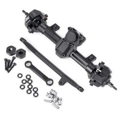 Aluminum Alloy Front Rear Axles for 1/24 RC Micro Crawler Car for Axial SCX24 All Series Parts confident(Front Axle)