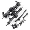 Aluminum Alloy Front Rear Axles for 1/24 RC Micro Crawler Car for Axial SCX24 All Series Parts confident(Front Axle) view 2
