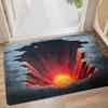 3D Optical Illusion Rug,Dog Gets Scared of 3D Carpet,2025 Muti-Design 3-D Hole Rug,Funny 3-D Carpet to Prank with Secure Non-Slip,Optical Illusion Rugs Easy Clean Doormat for Entrance view 1