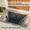 3D Optical Illusion Rug,Dog Gets Scared of 3D Carpet,2025 Muti-Design 3-D Hole Rug,Funny 3-D Carpet to Prank with Secure Non-Slip,Optical Illusion Rugs Easy Clean Doormat for Entrance view 4