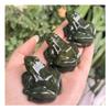 AARTERZZA 1PC 4cm Jade Frog Figurine Miniature Statue Animal view 3