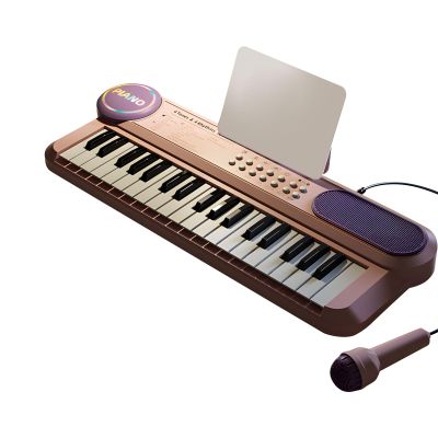 37 Piano Keyboard with Multiple Sound and Microphone for Interactive Music Learning Educational Instrument Music Learning Keyboard Toy