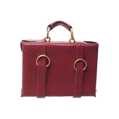 1/12 Miniature Dollhouses PU Suitcase Model with Detailed Furniture Metal Educational Toy Educational Toy Dollhouses Design