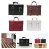 1/12 Miniature Dollhouses PU Suitcase Model with Detailed Furniture Metal Educational Toy Educational Toy Dollhouses Design view 2